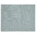 NISSÖGA Place mat, white/light blue, 45x35 cm