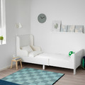 BUSUNGE Extendable bed, white, 80x200 cm