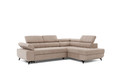 Corner Sofa-Bed Right Dragonis Crown 2 Beige