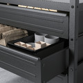 BROR Drawer, black, 84x39 cm