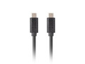 Lanberg Cable USB-C M/M 3.1 Gen2 1.8m 10GB/S PD100W, black