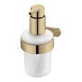 Bisk Soap Dispenser Nature, gold