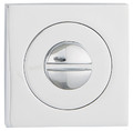 Door Escutcheon Quadro-QR, square, chrome