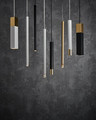 Pendant Lamp Sopel 1 x GU10, black/gold