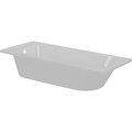 GoodHome Bathtub Cavaly 170 x 70 cm, white