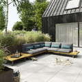 GoodHome Garden Outdooor Sofa 2-seat Moala