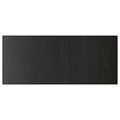 LAPPVIKEN Drawer front, black-brown, 60x26 cm