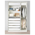 PAX Wardrobe, white, 150x58x236 cm