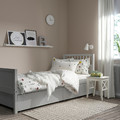 SMYGA Bed storage box, light grey, 99x91x29 cm