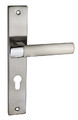 Door Handle Gold 72mm , satin nickel/chrome