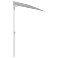 LILLEÖ Parasol, grey, 150x100 cm