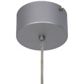 GoodHome Pendant Lamp Syenite E27 16cm, silver