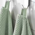 GULVIAL Washcloth, pale grey-green, 30x30 cm