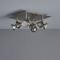 Spot Ceiling Lamp Colours Arachne 3 x 50 W GU10, nickel