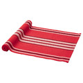 VINTERFINT Table-runner, stripe pattern red, 35x130 cm