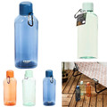 Water Bottle with Carabiner, blue