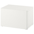 BESTÅ Shelf unit with door, white/Laxviken white, 60x42x38 cm