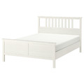 HEMNES Bed frame, white stain, 160x200 cm