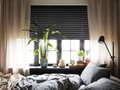 SCHOTTIS Block-out pleated blind, dark grey, 100x190 cm