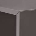 EKET Cabinet with 4 compartments, dark grey, 70x35x70 cm