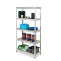 Steel Shelving Unit Gamel 90x40x180cm 5 Shelves 175kg, galvanised