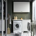 ENHET Laundry, anthracite/white, 121.5x63.5x87.5 cm