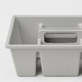 FÅNGGRÖDA Insert with compartments, light grey, 35x24x14 cm