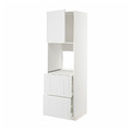 METOD / MAXIMERA Hi cab f ov w dr/2 frnts/2 hi drwrs, white/Stensund white, 60x60x200 cm