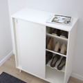 MACKAPÄR Shoe cabinet/storage, white, 80x102 cm