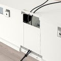 BESTÅ / LACK TV storage combination, white, 300x42x195 cm