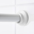 BOTAREN Shower curtain rod, white, 70-120 cm