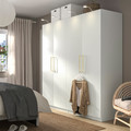 PAX / FORSAND Wardrobe, white/white, 200x60x201 cm