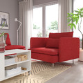 SÖDERHAMN Armchair, Tonerud red