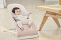 BABYBJORN Bouncer Bliss - Light grey frame, 3D Jersey, Light pink