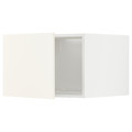 METOD Top cabinet for fridge/freezer, white/Vallstena white, 60x40 cm