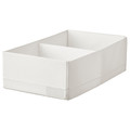 STUK Box with compartments, white, 20x34x10 cm