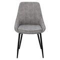 Upholstered Chair Floyd, corduroy, grey