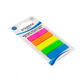 Removable Self-stick Notes Fluo 12x44mm, 5x 25pcs