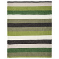 FJÄLLTRIFT Throw, grey/green, 130x170 cm