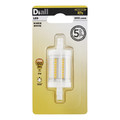 Diall LED Bulb R7s J78 9W 1055lm, frosted, warm white