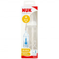 NUK First Choice Plus Baby Bottle with Temperature Control 300ml 0-6m, white