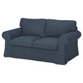 EKTORP Cover for 2-seat sofa, Kilanda dark blue