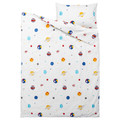 AFTONSPARV Duvet cover and pillowcase, space/multicolour, 150x200/50x60 cm