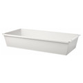 JOSTEIN Container, white/in/outdoor, 80x40x15 cm