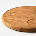 TRÅDTICKA Tray with 3 bowls, multicolour/bamboo