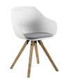 Chair Tina Wood, white