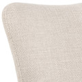 Upholstered Chair with Armrests Laura, beige