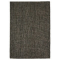 LANDBANA Rug, flatwoven, dark green, 133x195 cm