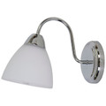 GoodHome Wall Lamp Saucats 1-p E27, chrome