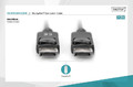 Assmann Connection Cable DisplayPort 1080p 60Hz FHD Type DP / DP M / M black 1m